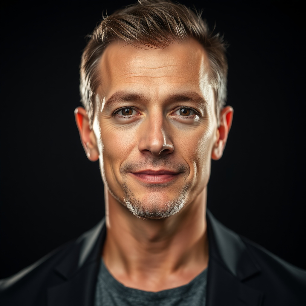 Portrait of a professional star photographer