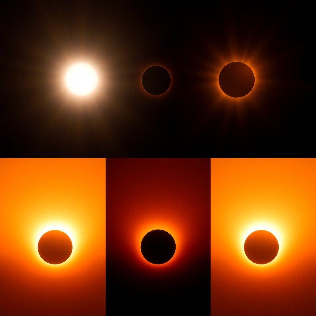 Solar eclipse progression