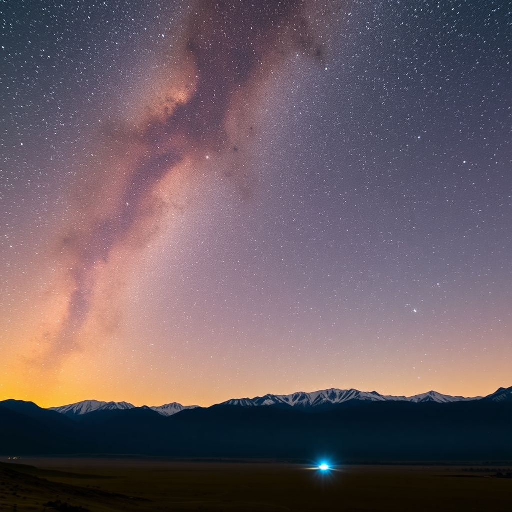Magnificent Milky Way timelapse over Tibet plateau